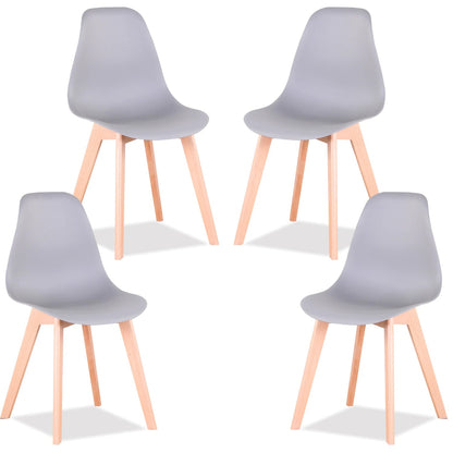 Lot chaise salle à manger 4 pièces ensembles - vente privée 14:200006155Grey;200007763:201336101