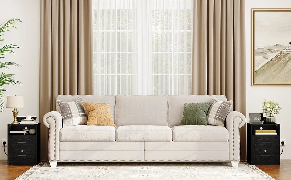 Lot de 2 Table de chevet led avec station de charge - 14:193;200007763:201336101