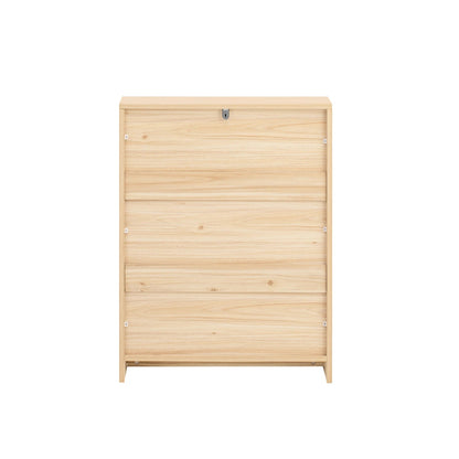 Meuble à chaussure 2 rabats étroits et 4 rangements - vente privée 14:933Natur;200007763:201336101