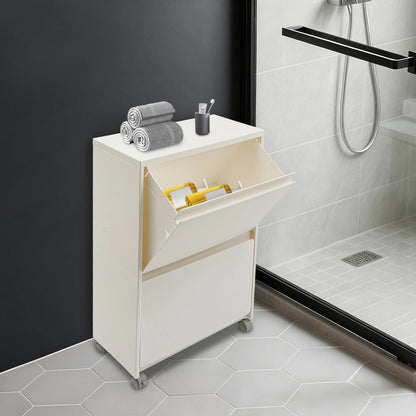 Meuble à chaussure à 2 niveaux de capacité de 10 kilos - vente privée 14:29White;200007763:201336101