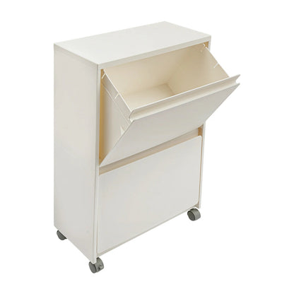 Meuble à chaussure à 2 niveaux de capacité de 10 kilos - vente privée 14:29White;200007763:201336101