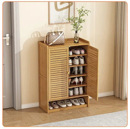 Meuble à chaussure à grande capacité avec tiroirs - vente privée 14:102-66-7-98