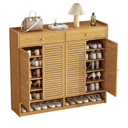 Meuble à chaussure à grande capacité avec tiroirs - vente privée 14:102-66-7-98