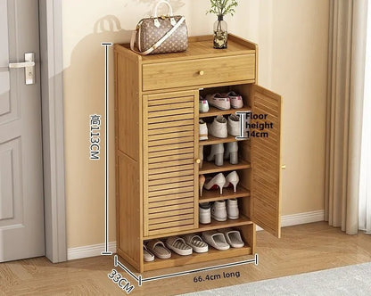 Meuble à chaussure à grande capacité avec tiroirs - vente privée 14:1752-66-7-113