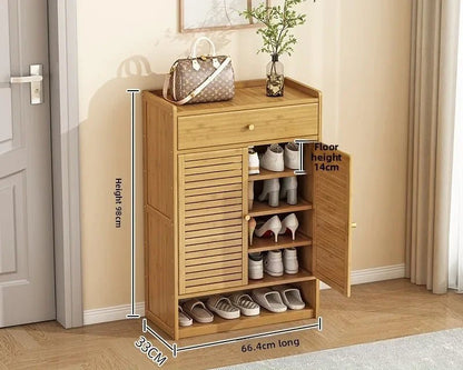 Meuble à chaussure à grande capacité avec tiroirs - vente privée 14:292-66-6-98