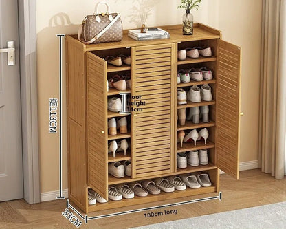 Meuble à chaussure à grande capacité avec tiroirs - vente privée 14:4963-100-8-113