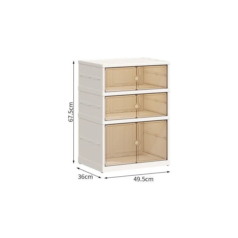 Meuble à chaussure anti poussière pour la maison - vente privée 14:496Double row-3 layers