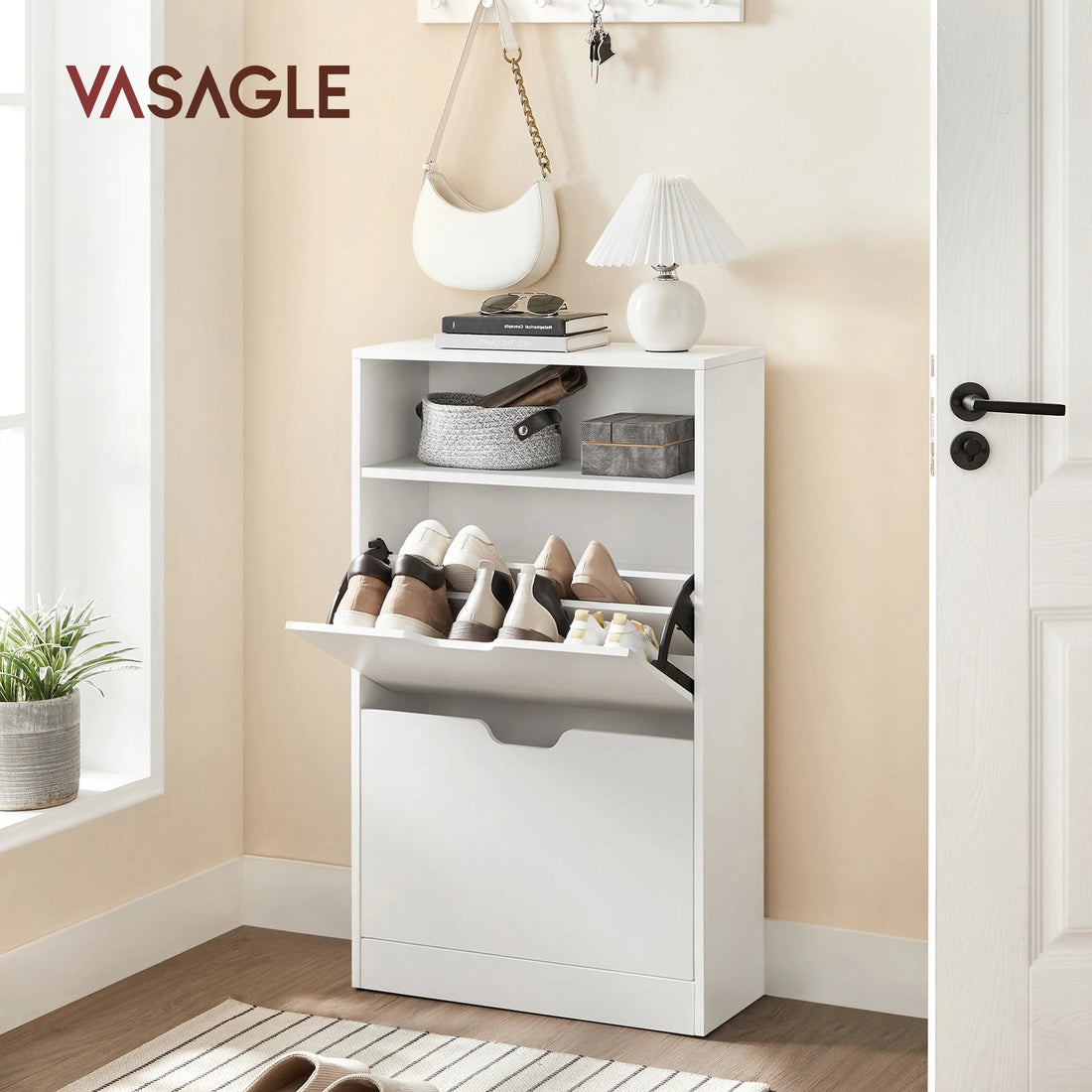 Meuble à chaussure avec 2 porte et deux charnières - vente privée 14:29;200007763:201336101