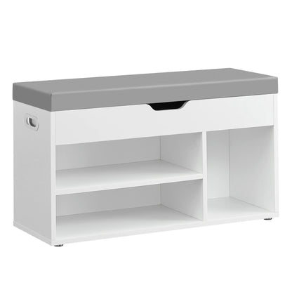 Meuble à chaussure avec banc de rangement et assise rembourrée - vente privée 14:29;200007763:201336101