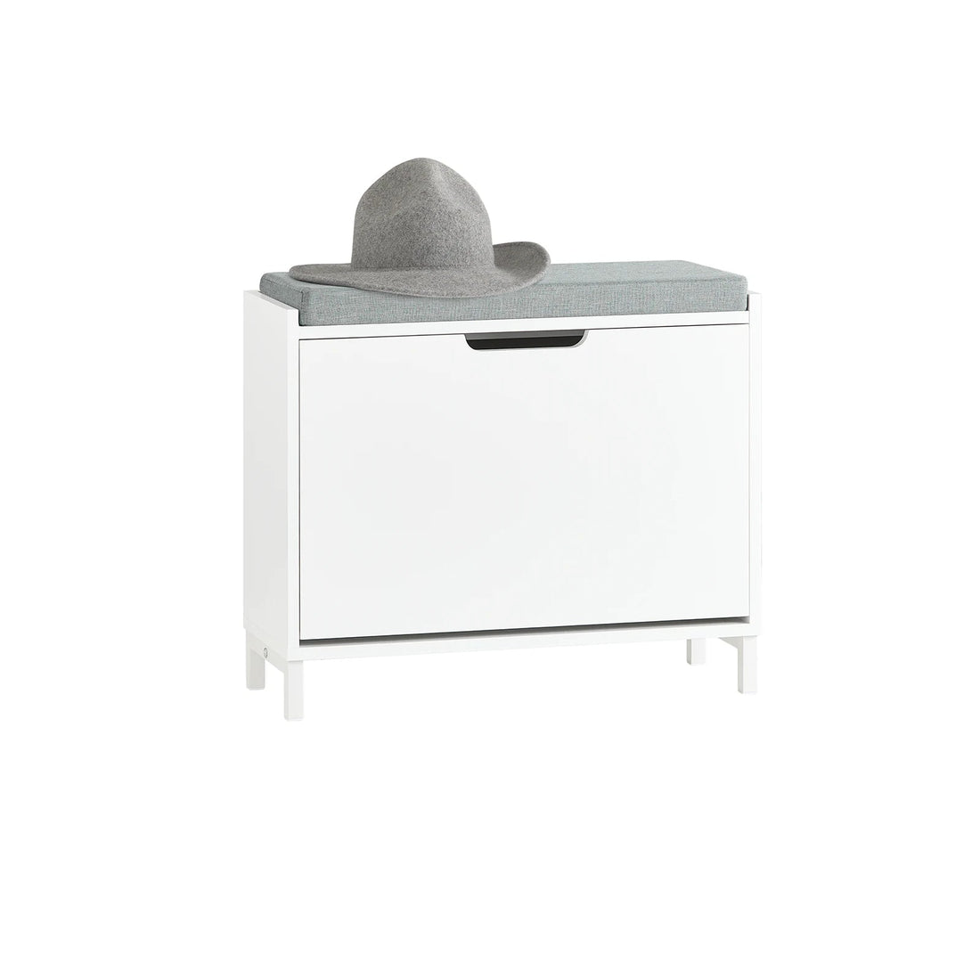 Meuble à chaussure avec espace de rangement et coussin d'assise 60x52x24cm - vente privée 14:691;200007763:201336101