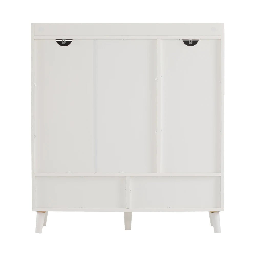 Meuble à chaussure avec grande espace de rangement - 120*99*35 cm - vente privée 14:29white 1;200007763:201336101