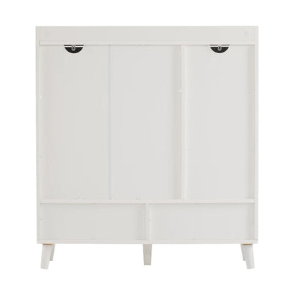 Meuble à chaussure avec grande espace de rangement - 120*99*35 cm - vente privée 14:29white 1;200007763:201336101
