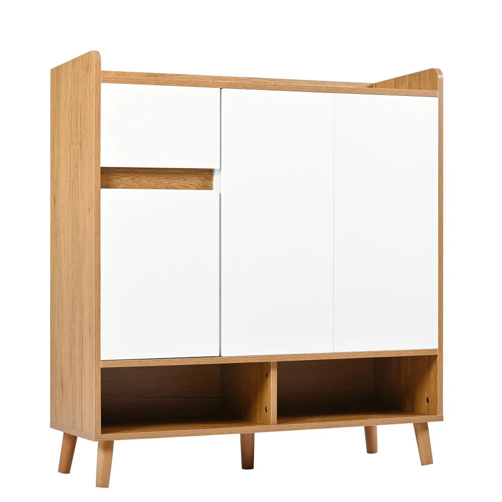 Meuble à chaussure avec grande espace de rangement - 120*99*35 cm - vente privée 14:29white 1;200007763:201336101