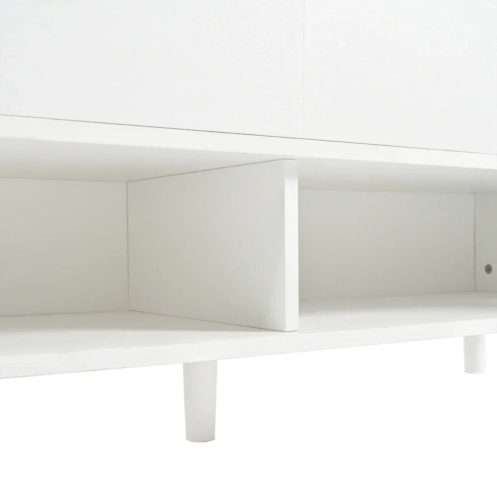 Meuble à chaussure avec grande espace de rangement - 120*99*35 cm - vente privée 14:29white 1;200007763:201336101