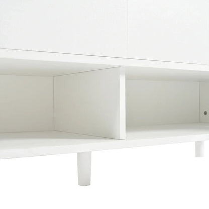 Meuble à chaussure avec grande espace de rangement - 120*99*35 cm - vente privée 14:29white 1;200007763:201336101