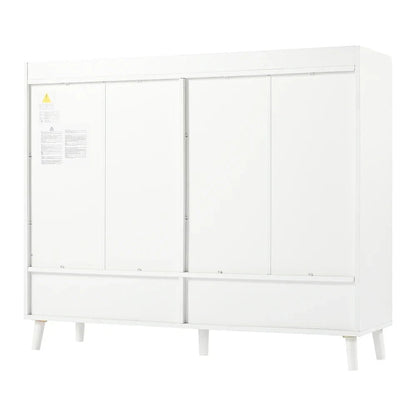 Meuble à chaussure avec grande espace de rangement - 120*99*35 cm - vente privée 14:29white 1;200007763:201336101