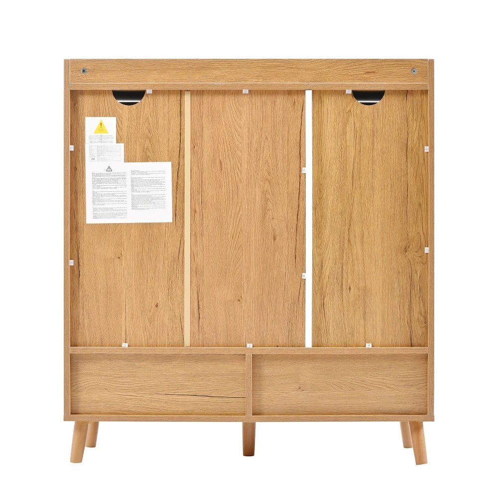 Meuble à chaussure avec grande espace de rangement - 120*99*35 cm - vente privée 14:29white 1;200007763:201336101