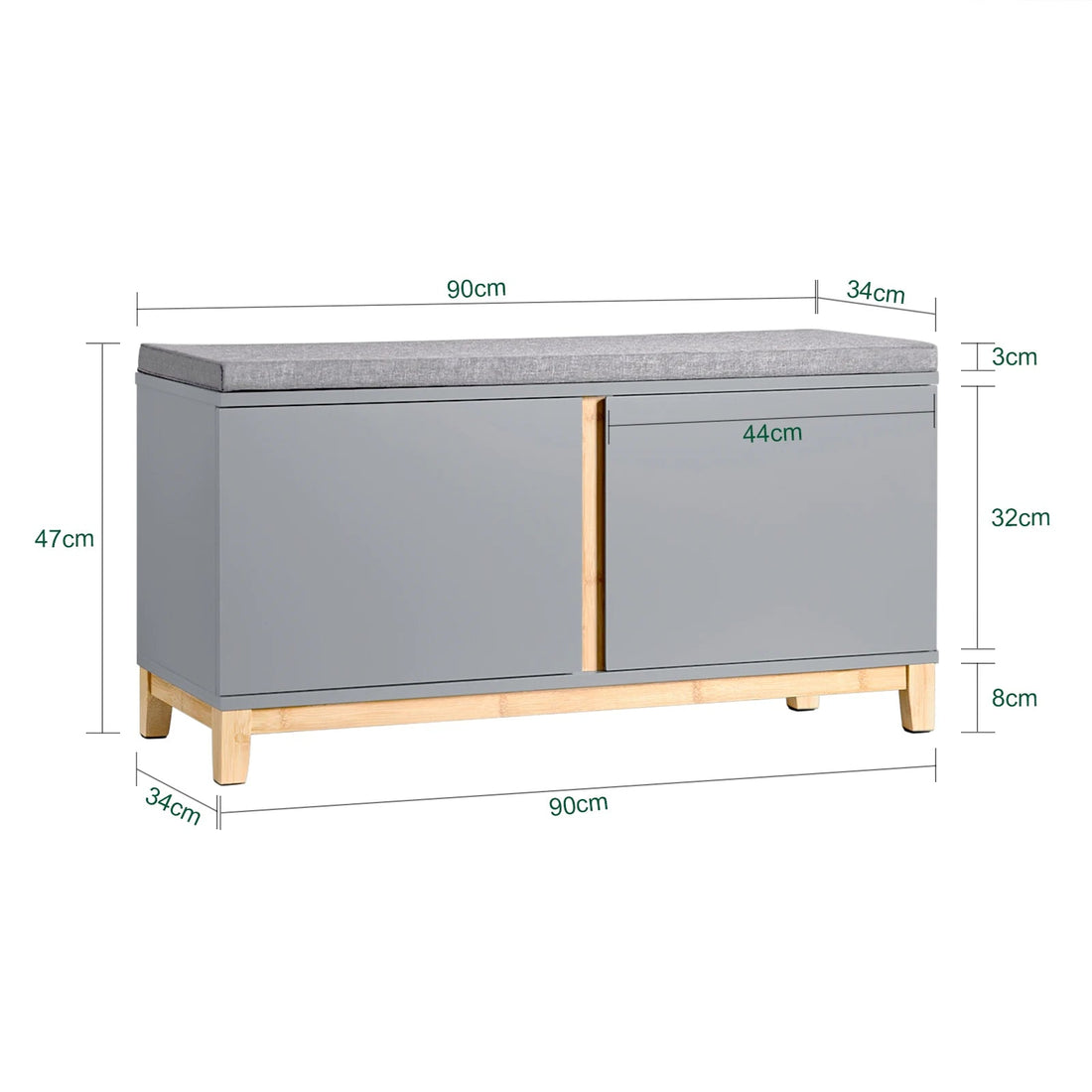 Meuble à chaussure avec siège, penderie de qualité - vente privée 14:193;200007763:201336101