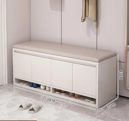 Meuble à chaussure avec tabouret intégré - vente privée 14:100018786Four door A