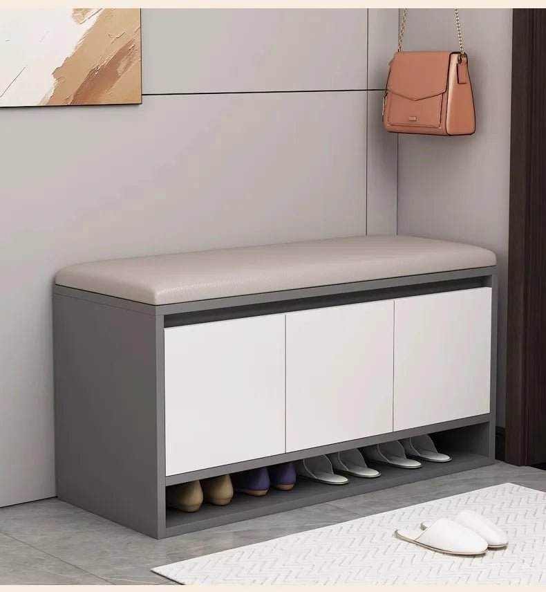Meuble à chaussure avec tabouret intégré - vente privée 14:365016Four door C