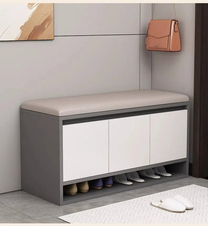 Meuble à chaussure avec tabouret intégré - vente privée 14:365016Four door C