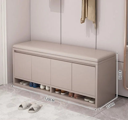 Meuble à chaussure avec tabouret intégré - vente privée 14:365016Four door C