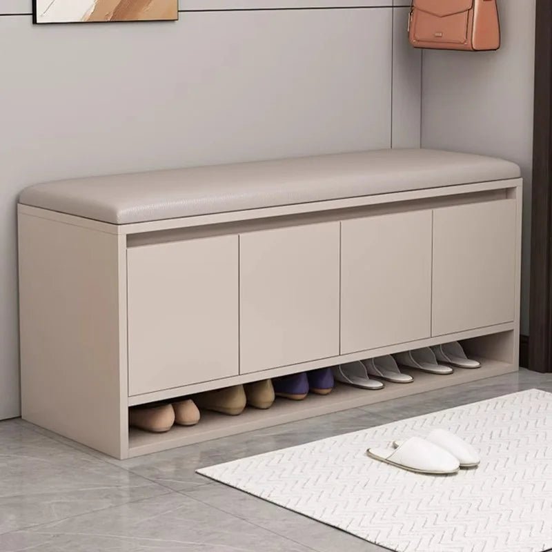 Meuble à chaussure avec tabouret intégré - vente privée 14:365016Four door C