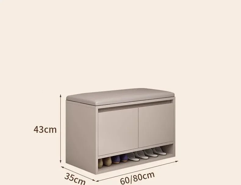 Meuble à chaussure avec tabouret intégré - vente privée 14:365016Four door C