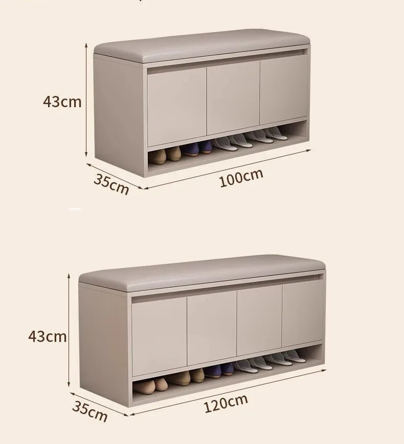 Meuble à chaussure avec tabouret intégré - vente privée 14:365016Four door C