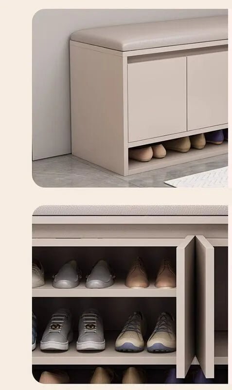 Meuble à chaussure avec tabouret intégré - vente privée 14:365016Four door C