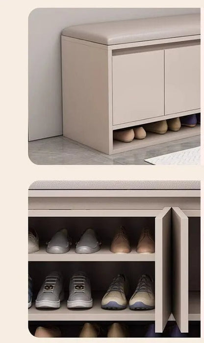 Meuble à chaussure avec tabouret intégré - vente privée 14:365016Four door C