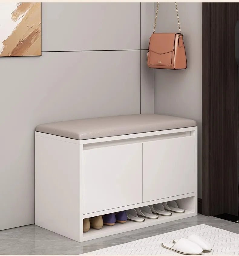 Meuble à chaussure avec tabouret intégré - vente privée 14:365016Four door C