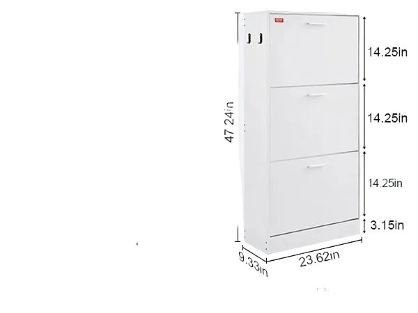 Meuble à chaussure avec tiroirs rabattables autoportants pour sabots et talons - vente privée 14:103 Drawers 20-28in;200007763:201336101