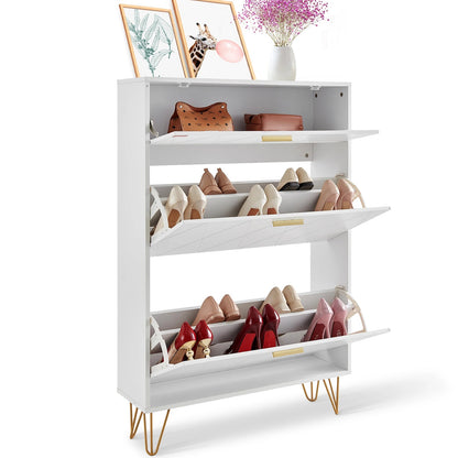 Meuble à chaussure avec tiroirs rabattables autoportants pour sabots et talons - vente privée 14:103 Drawers 20-28in;200007763:201336101