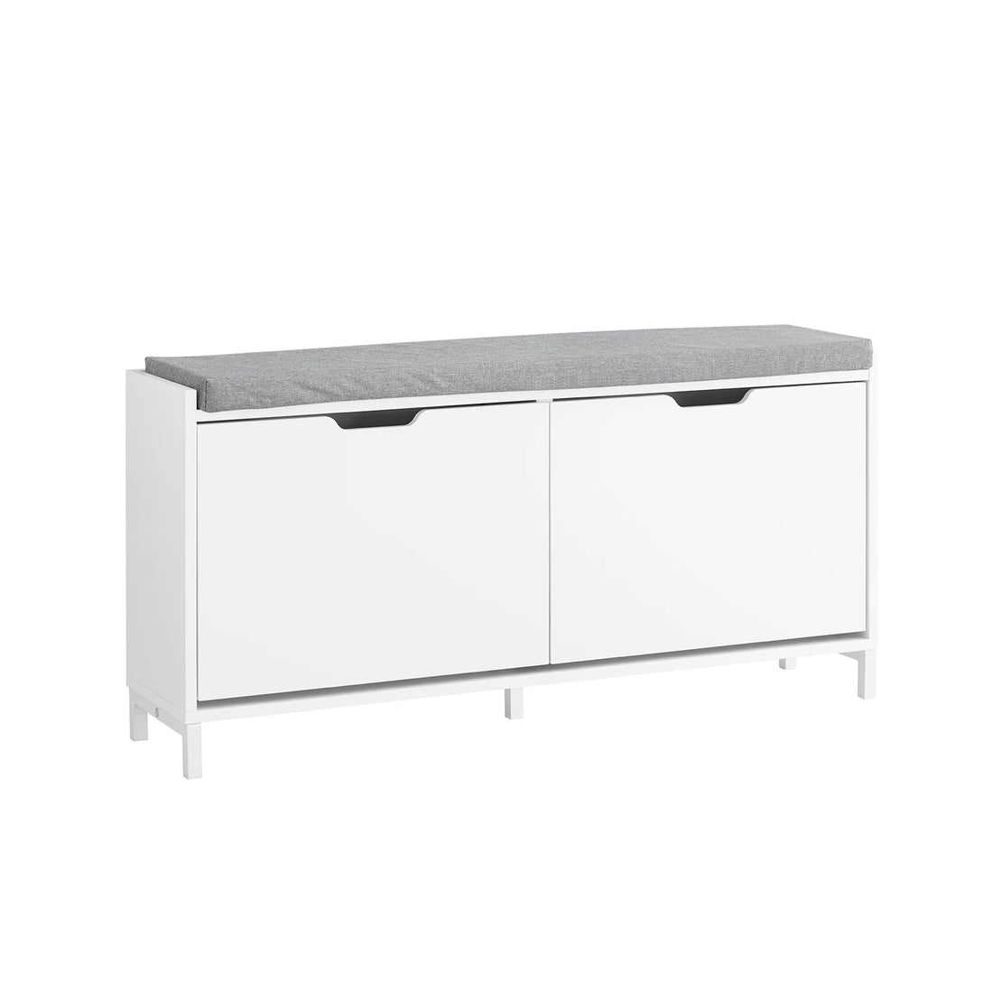 Meuble à chaussure banc avec deux portes - 105x52x24cm - vente privée 14:29;200007763:201336101