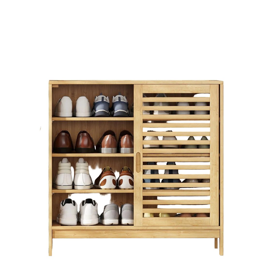Meuble à chaussure couleur naturelle pour 16 pairs de chaussures 80X35X80 cm - vente privée 14:201739807;200007763:201336104;5:-1
