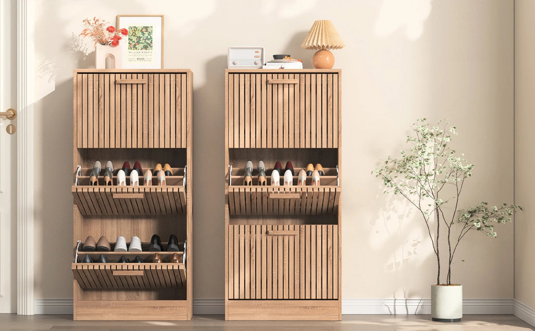Meuble à chaussure d'appoint en bois massif - vente privée 14:200006154Style A;200007763:201336101