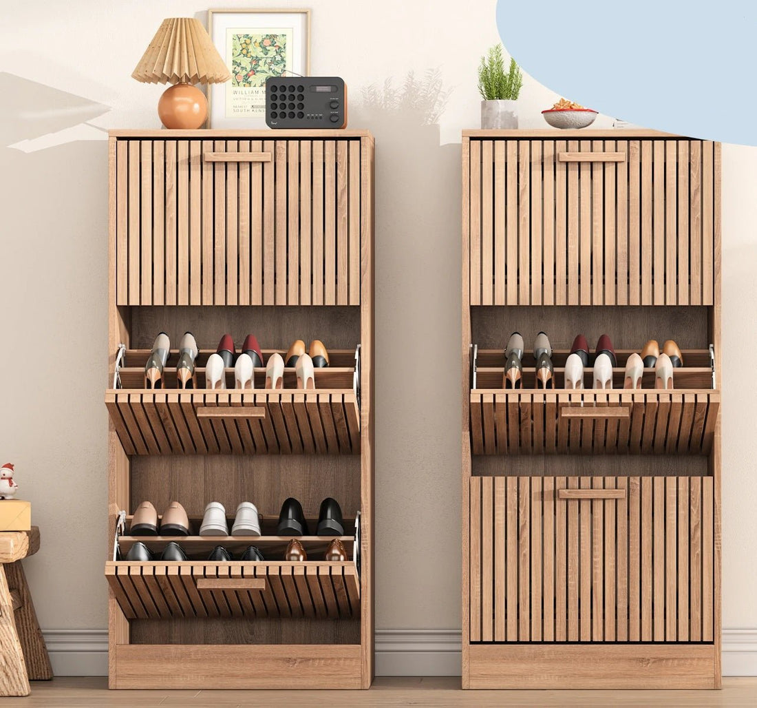 Meuble à chaussure d'appoint en bois massif - vente privée 14:200006154Style A;200007763:201336101