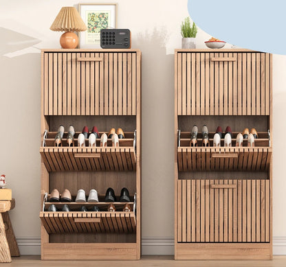Meuble à chaussure d'appoint en bois massif - vente privée 14:200006154Style A;200007763:201336101