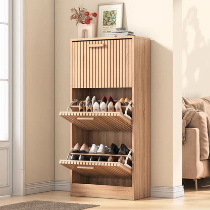 Meuble à chaussure d'appoint en bois massif - vente privée 14:200006154Style A;200007763:201336101