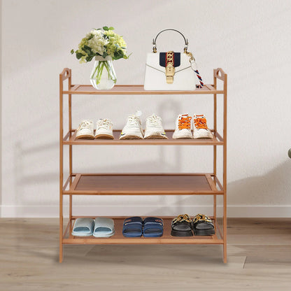 Meuble à chaussure de style étagère en bambou - vente privée 14:10Wood;200007763:201336101