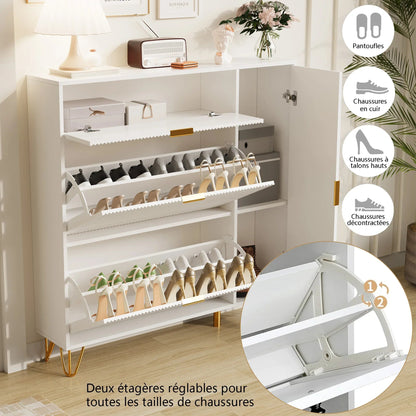 Meuble à chaussure dispositif anti basculement - vente privée 14:29With side Cabinet;200007763:201336101