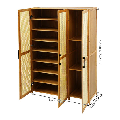 Meuble à chaussure en bambou de style décoratif - vente privée 14:49-layer shoe cabinet;200007763:201336342