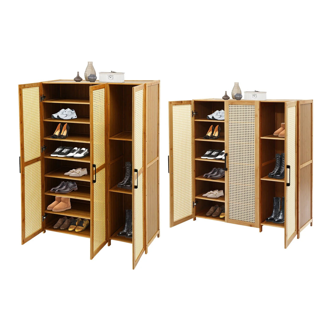 Meuble à chaussure en bambou de style décoratif - vente privée 14:49-layer shoe cabinet;200007763:201336342
