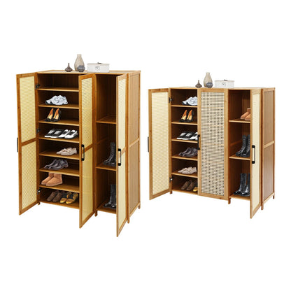 Meuble à chaussure en bambou de style décoratif - vente privée 14:49-layer shoe cabinet;200007763:201336342