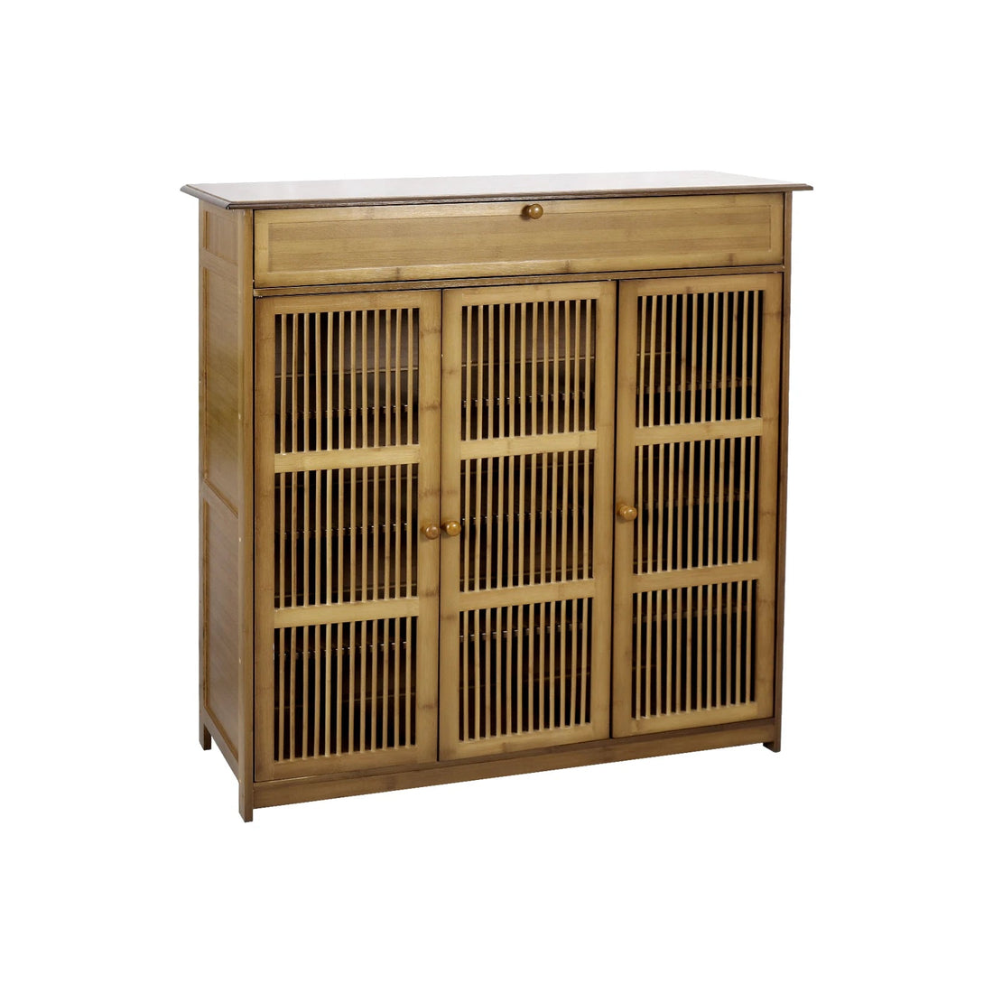 Meuble à chaussure en bois à 4 niveaux vintage - vente privée 14:202530808Brown;200007763:201336101