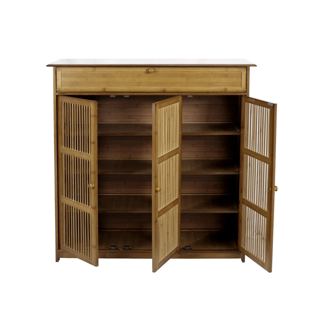 Meuble à chaussure en bois à 4 niveaux vintage - vente privée 14:202530808Brown;200007763:201336101