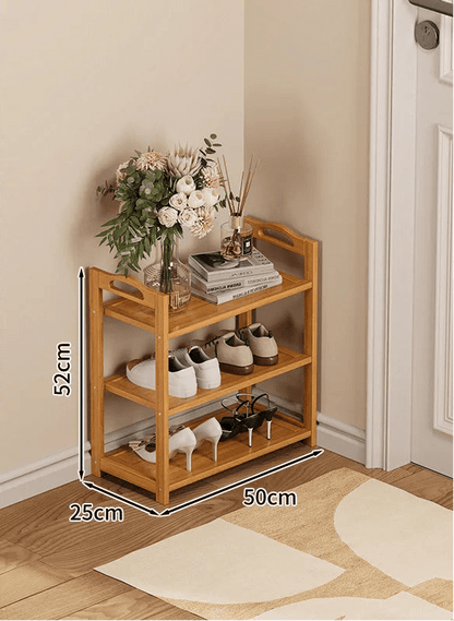 Meuble à chaussure en bois massif d'intérieur - vente privée 14:29style1