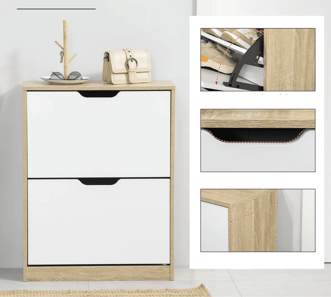 Meuble à chaussure en bois naturel 62.5X26X81 cm - vente privée 14:365458;200007763:201336104;5:-1
