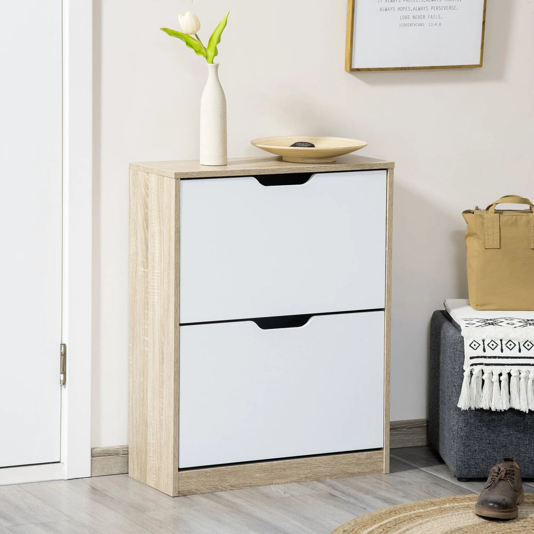 Meuble à chaussure en bois naturel 62.5X26X81 cm - vente privée 14:365458;200007763:201336104;5:-1